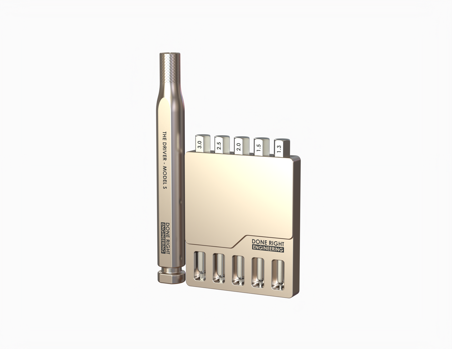 The Hold On Series - Metric Set with Premium Metal Case and Metal Driver